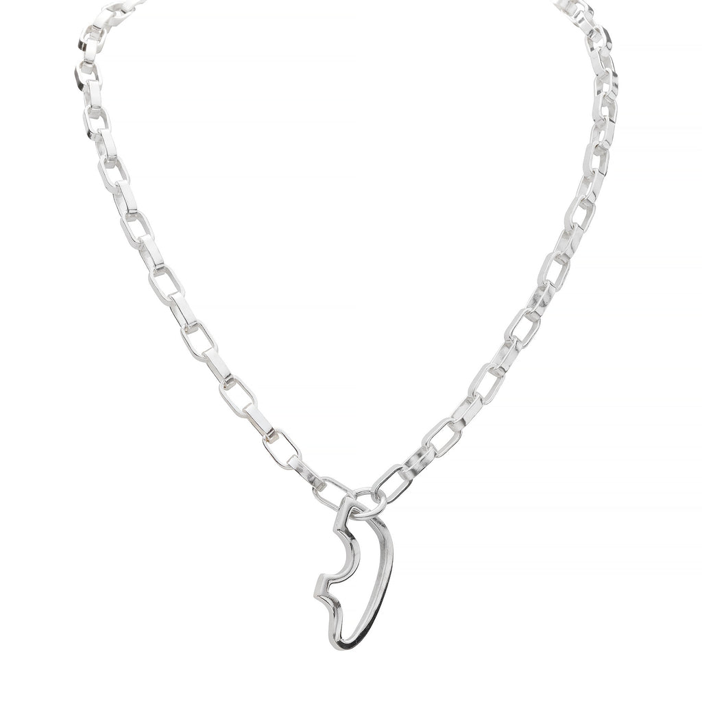 Sterling Silver Big Silo Bear Necklace – The Golden Bear display picture 1