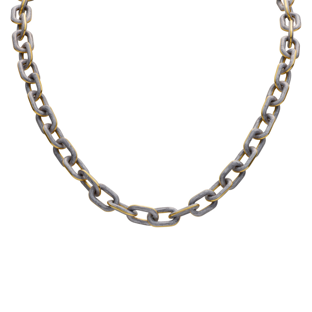Pewter Small Link Enamel Chain – The Golden Bear