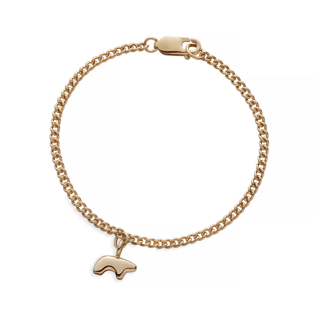 Silver Bear Charm Bracelet – The Golden Bear