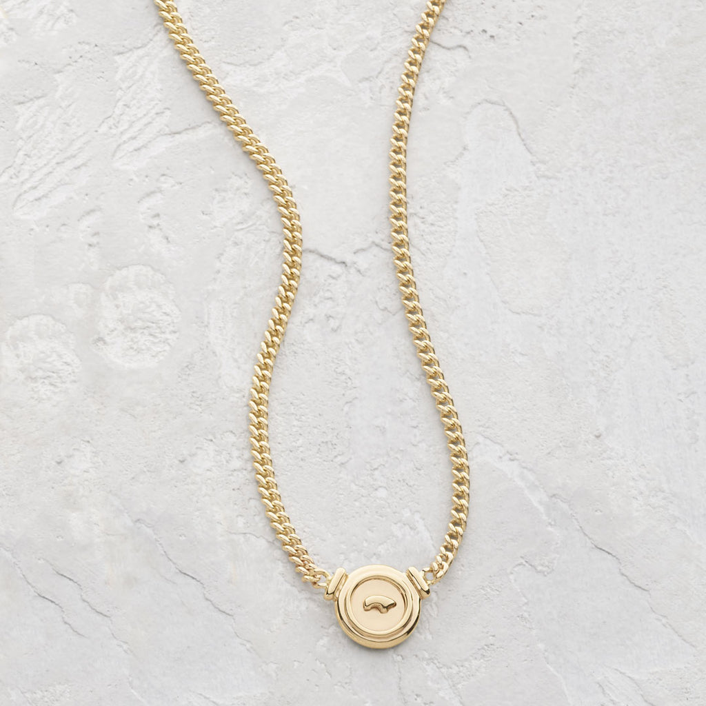 Small Bear Coin Necklace – The Golden Bear