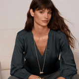 14k Yellow Gold Papa Bear Necklace