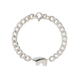 Sterling silver big Bear bracelet