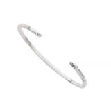 Sterling Silver Thin Double Bear Cuff