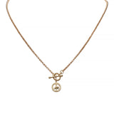 14ky Gold Peace Sign Necklace