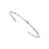 Two Tone Thin Studded Cuff