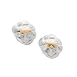 Two-Tone Organic Earrings