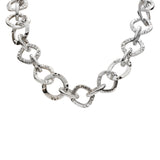 sterling silver vail link chain necklace