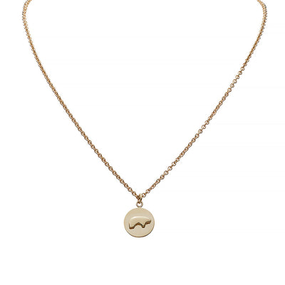 14K Solid Gold 3 Stars Diamond Disc Necklace – nostalgii jewelry
