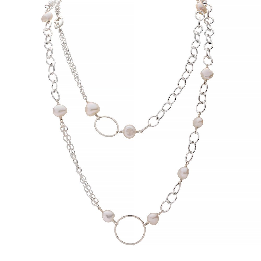 Pearls and Chain necklace – The Golden Bear