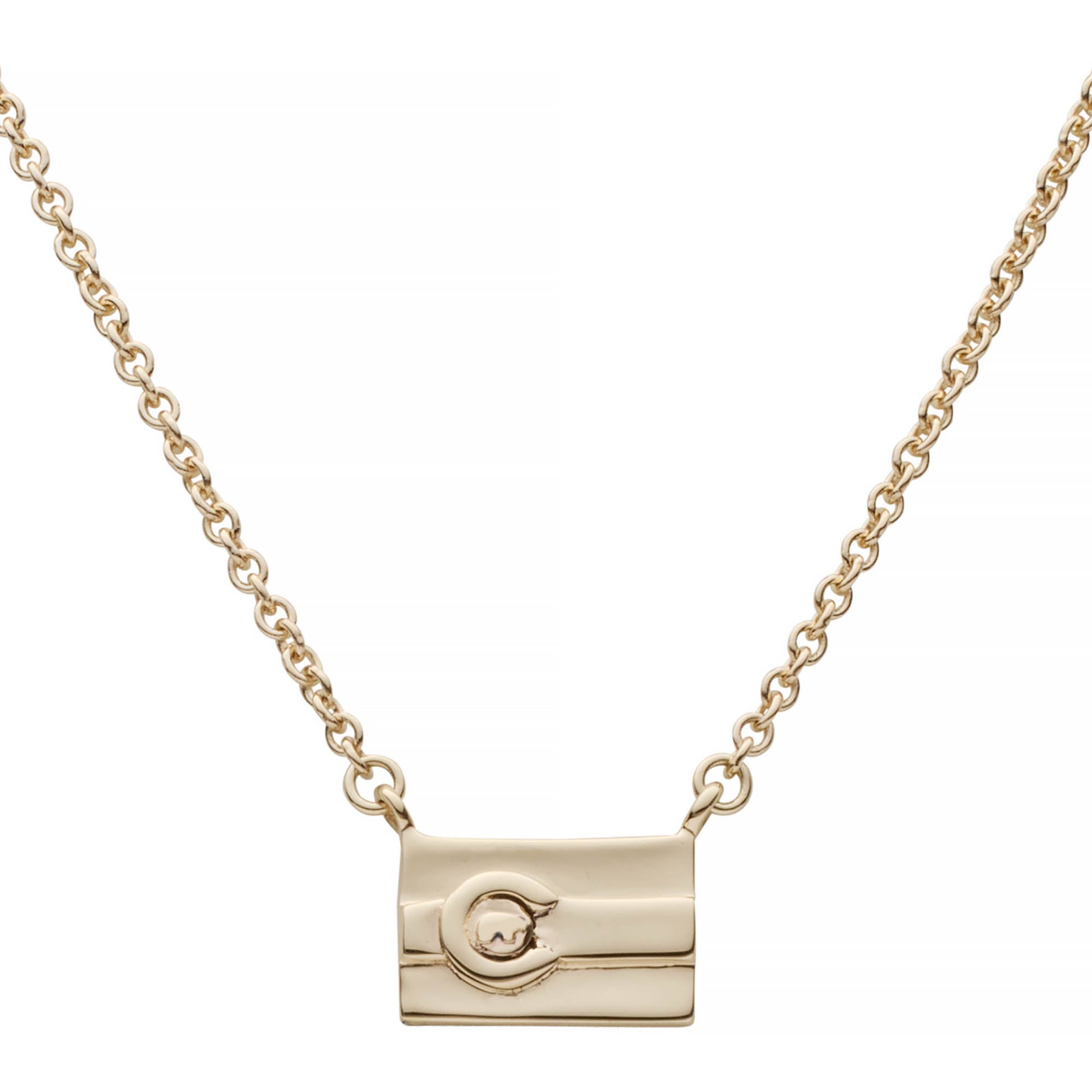 PNB NATION ネックレス　ゴールド 14ky Gold Colorado Flag Pendant – The Golden Bear
