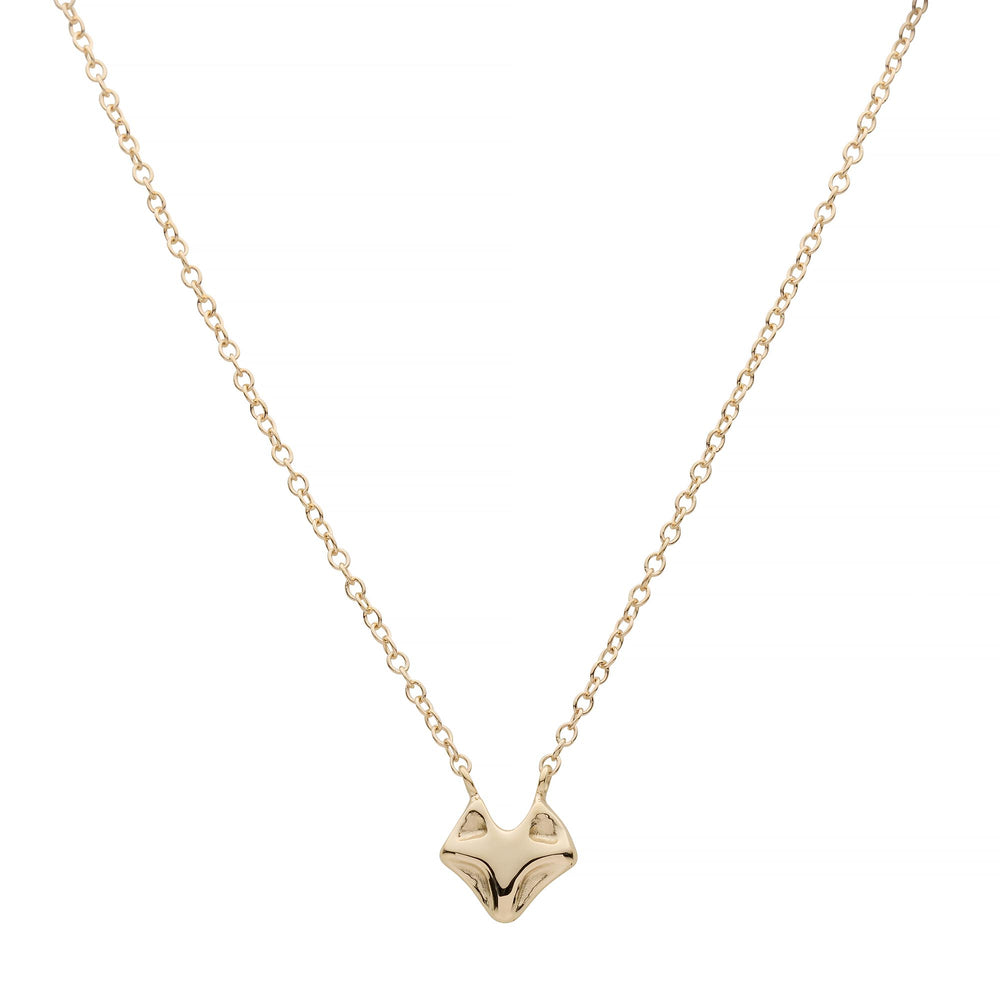 14ky Gold Tiny Fox Pendant – The Golden Bear