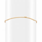 14ky wire bracelet with chain