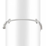 sterling Silver chain bracelet connected by a chain with two bears on a white background