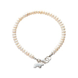 Sterling Silver Pearl Bracelet