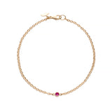 Single Ruby Bracelet