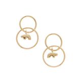 double hoop earrings