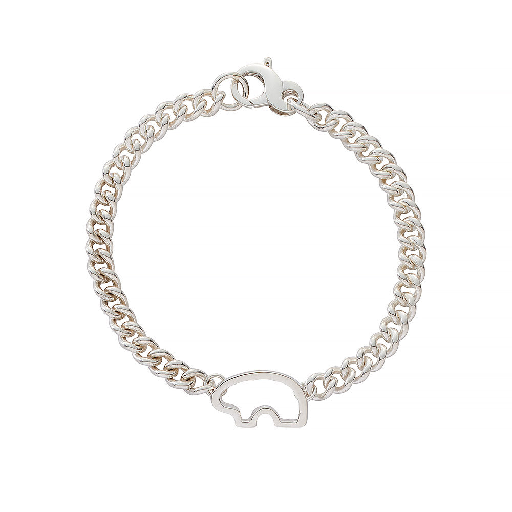 Sterling Silver Silo Bear Bracelet – The Golden Bear