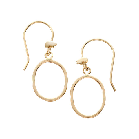 Oval Dangle Earrings