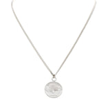 Sterling Silver Buffalo Coin Necklace