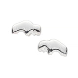 Sterling Silver Buffalo Earrings