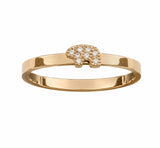 Tiny Pave Bear Ring
