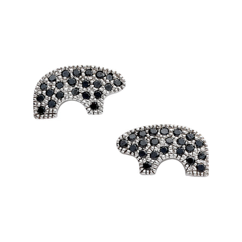 Black Diamond Medium Bear Earrings VARIANTS