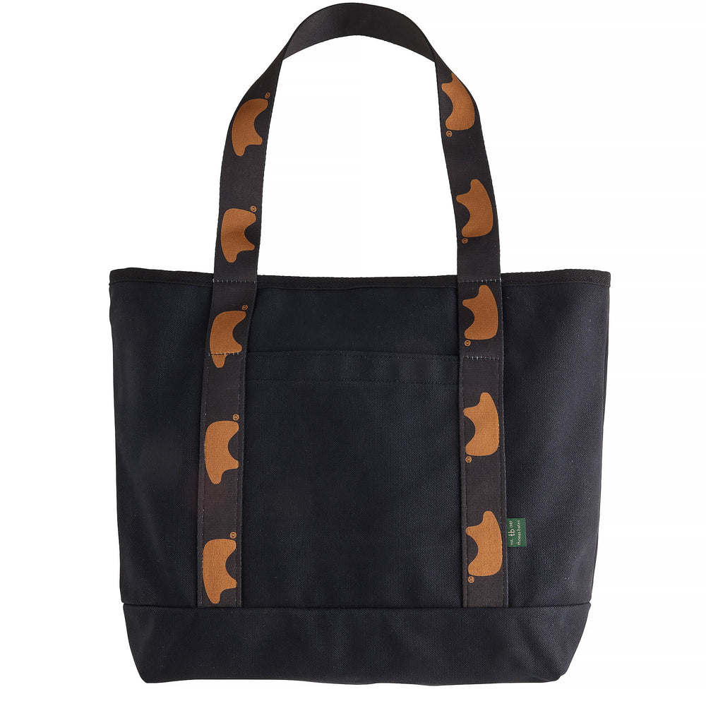 Black Canvas Tote – The Golden Bear