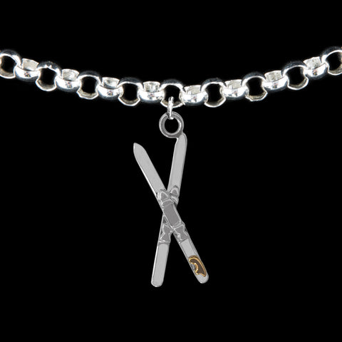 2026 two tone ski charm
