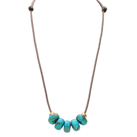 Turquoise Beaded Necklace