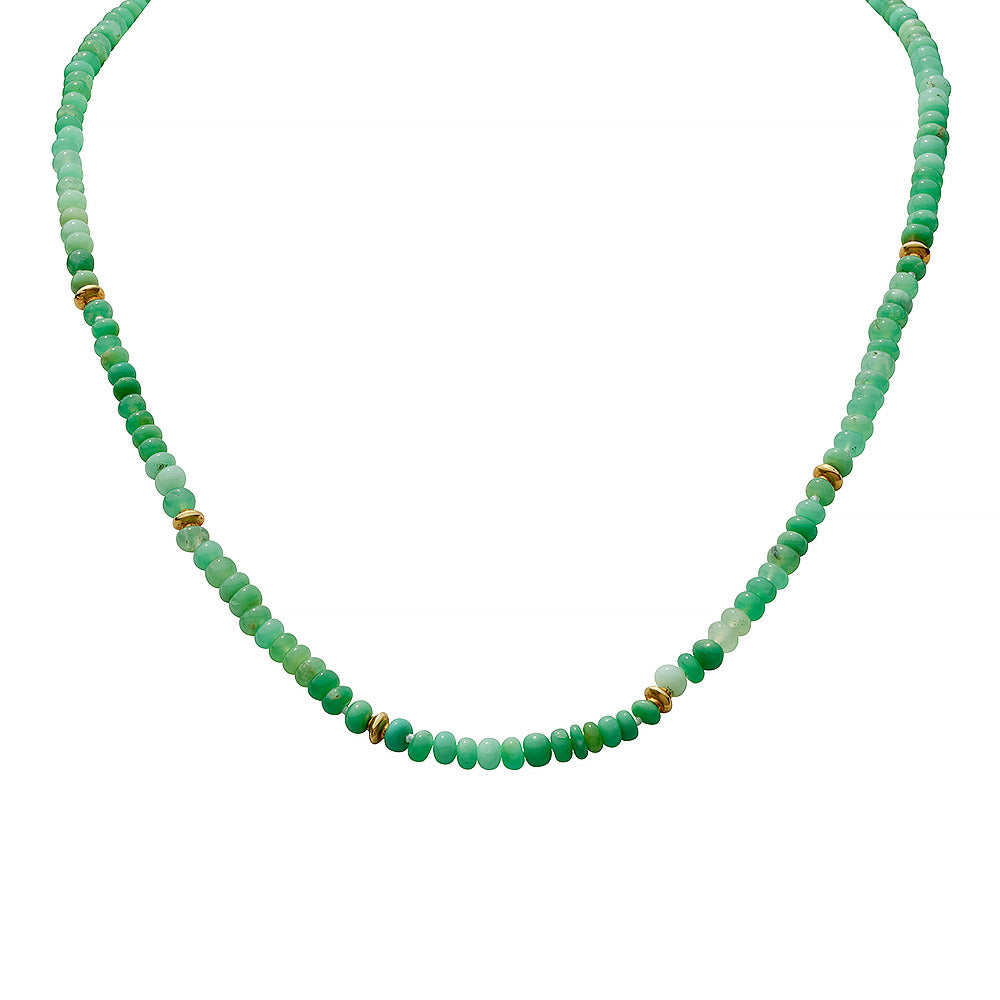 Chrysoprase necklace 2025