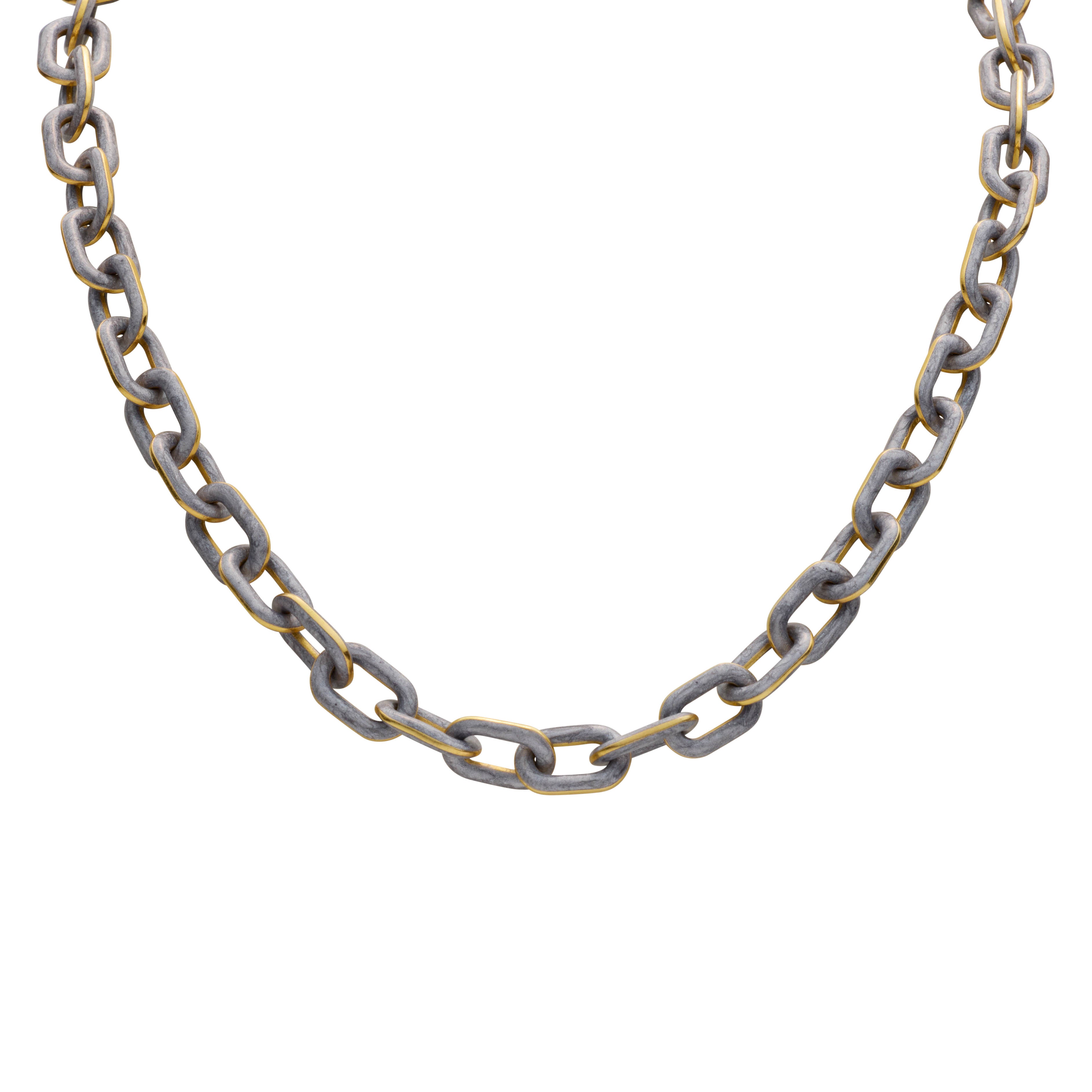 Pewter Small Link Enamel Chain – The Golden Bear