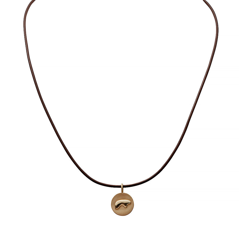 NRネックレスト/Neck rest ダークブラウン Brown Leather Cord – The Golden Bear