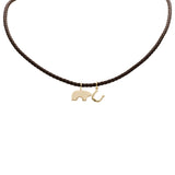 Braided Brown Leather Cord