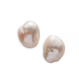 Trudy 14k White Gold Pearl Stud Earrings