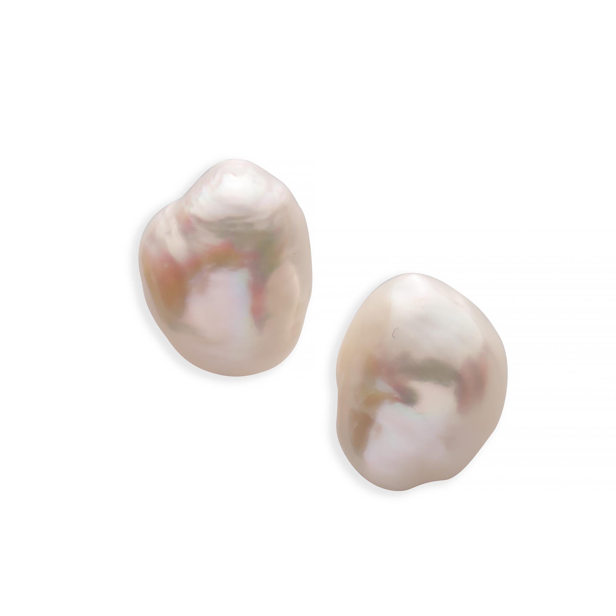 Pearl Stud Earrings Classic Freshwater