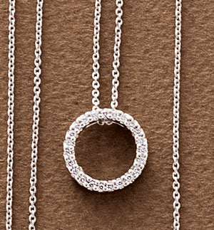 Roberto Coin Necklace Tiny Circle Necklace Small Circle Of Life