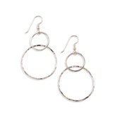Sterling Silver Double Hoops