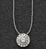 Diamond Disc Necklace by Roberto Coin