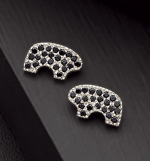 Black Diamond Medium Bear Earrings VARIANTS