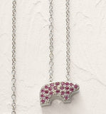 14k Yellow Gold Pink Sapphire Baby Bear