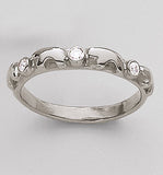 14kw Tiny Bear Ring with Diamonds