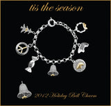 2012 Two Tone Holiday Bell Charm