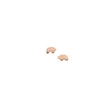 Rose Gold Tiny Bear Earrings