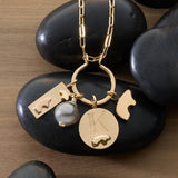 14ky Gold Large Disc Charm