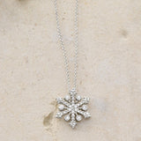 18kw Gold Diamond Snowflake
