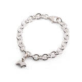 Silver Bear Charm Bracelet