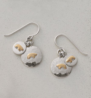 Sports Earrings Style 001 Medium 2 1/2 inch / Bear