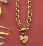 14k Hearts of Gold Necklace