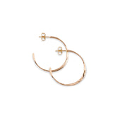Small Gold Thick & Thin Hoops