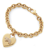 Pave Heart Bracelet